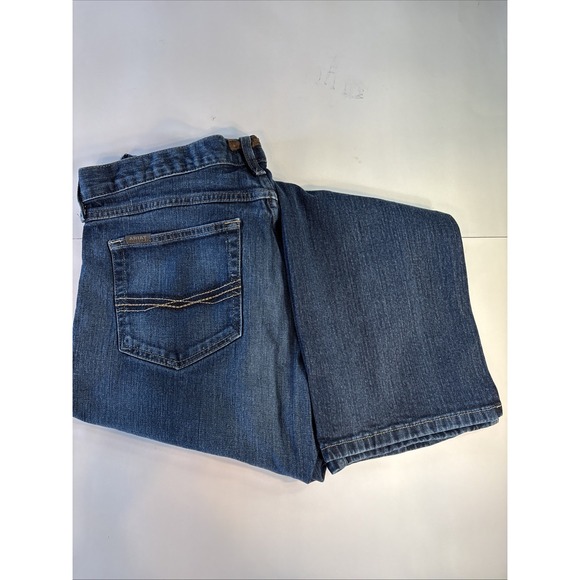Ariat 1 Jeans M5 Legacy Straight Fit Straight Leg Denim Cowboy Blue Men's 34x32 - Picture 1 of 7